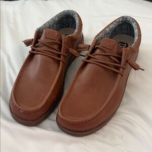 Men's Leather Hey Dudes